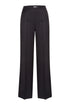 Âme antwerp Indiana wide pants zwart